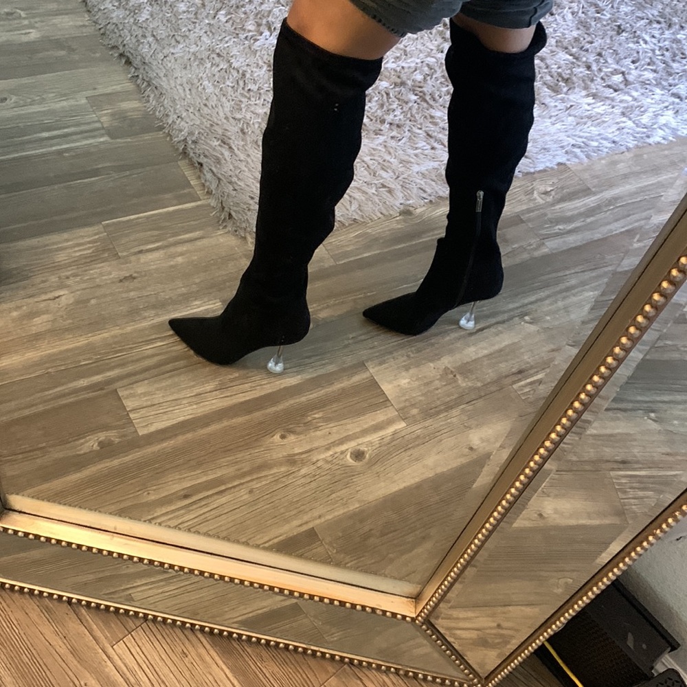 Gianni Bini over the knee suede boot